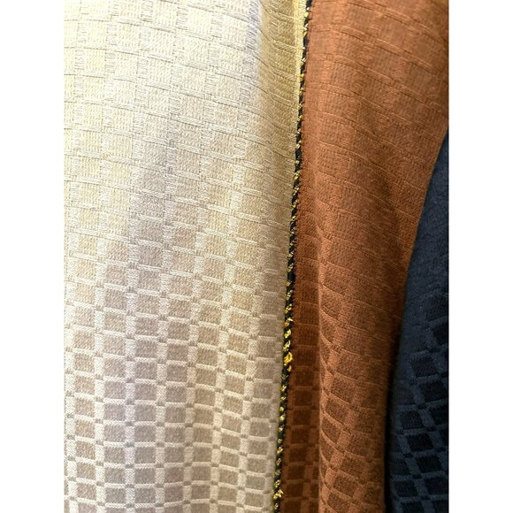 Vintage Alex Kim Patchwork Artsy Button Up  Size 2X Bohemian Embroidered 1990s - Picture 5 of 8